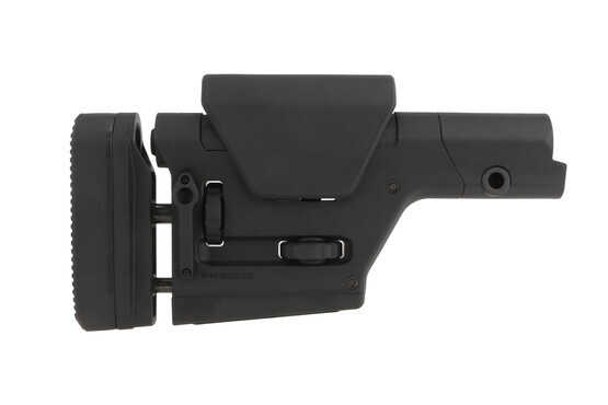 PRS Gen 3 Precision Rifle Stock from Magpul has steel adjustment shafts with a Melonite finish
